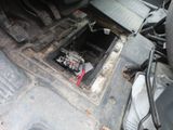 a picture of a car that has a car battery in it