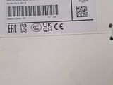 a white paper with a barcode on it