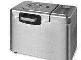 a close up of a toaster oven on a white background