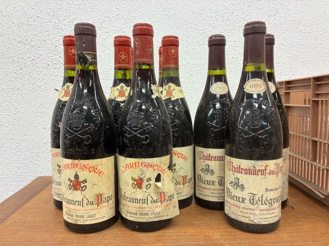 Châteauneuf du Pape, L’Armesque, 1989, 12 bouteilles et 4 Domaine