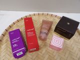 three different types of skin care products on the table