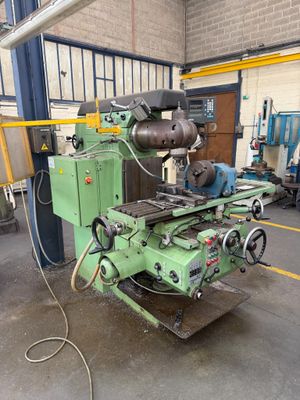 a machine that is sitting inside of a building