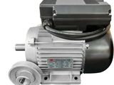 an image of an electric motor with a pump attached to it