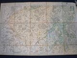 une vieille carte des États britanniques des États-Unis