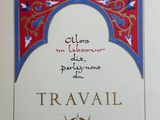 la couverture d'un livre sur laquelle figure l'image d'une arche rouge et bleue