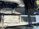 a close up of the engine of a car