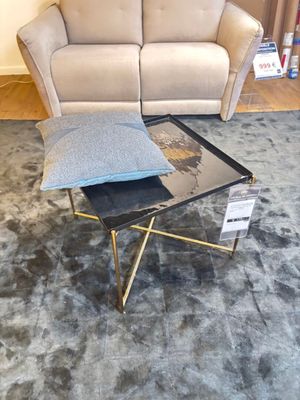 H&H. Table basse bout de canapé PALM en métal et plastique (… - Photo 1