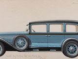 dessin d'une voiture bleue sur fond beige, avec un contour noir