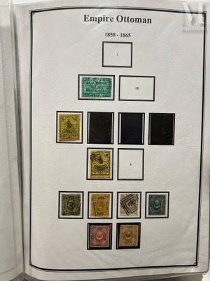 a close up of a book with a picture of stamps on it