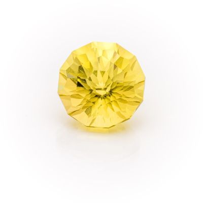 a yellow diamond on a white background