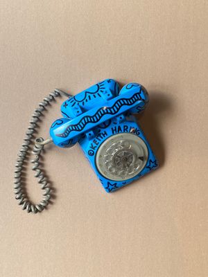 Keith HARING (1958-1990) Téléphone Pop Shop, 1982.