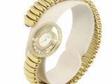 an image of a lady ' s wrist watch with a diamond bezel