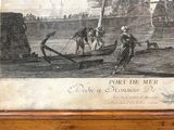 a picture of a picture of a man and a woman on a boat