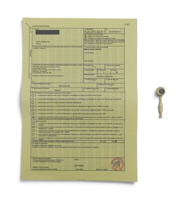 a piece of paper with a piece of paper next to it