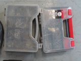 a picture of a pair of scissors and a tool box
