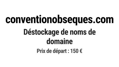 Nom de domaine conventionobseques.