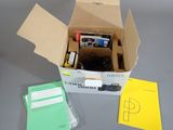 a box with some items in it sitting on a table