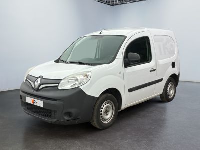 a picture of a white van parked in a room