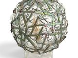 an image of a glass vase with a decorative decoration on it