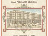an old poster advertising the grand depot in paris, france