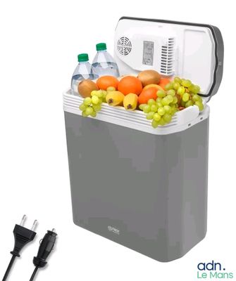 une glacière contenant tout un tas de fruits