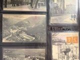 a picture of a window with pictures on it