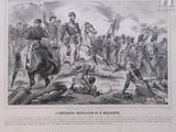 a picture of a picture of a military battle