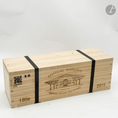 a wooden box with a picture of a building on it
