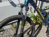 a bike that is parked next to a building