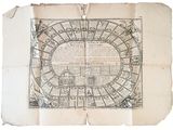 une vieille carte du monde dessinée sur une feuille de papier