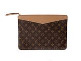 Pochette Louis Vuitton en toile Monogram et cuir