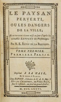 un vieux livre avec un titre en noir et blanc