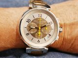a close up of a person ' s wrist with a watch on it