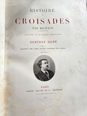 un vieux livre avec la photo d'un homme en costume-cravate