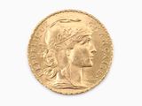 l'image d'une pièce d'or sur laquelle figure une tête de femme