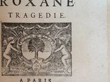 an old book with a picture of a man and a woman on it