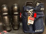 three pairs of knee pads and a pair of elbow pads