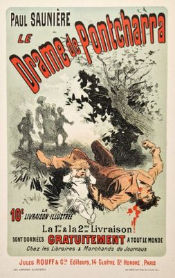 Jules Chéret (1836-1932) - Le drame de Pontcharra.