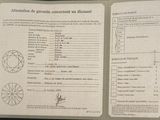 a document with a picture of a diamond on it