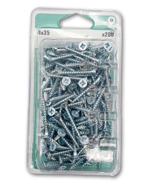 a close up of a bunch of screws in a package