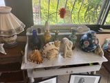 a table that has a lot of items on it