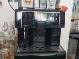 a coffee machine that is sitting on a wooden table