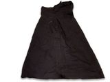 the skirt is black and has a small bow on the side