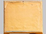 an image of a piece of yellow paper on a gray background