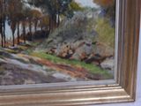 a picture of a painting on the wall of a house
