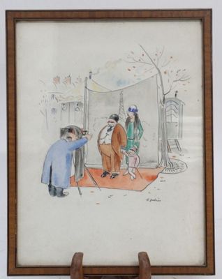 Joaquin FABRES (1864-1914) la photo de famille.