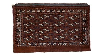 a close up of a rug on a white background