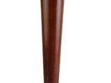 a lamp that is on a wooden stand