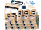 a picture of a set of dispensers that are on display