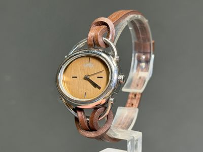 Montre de dame OPEX, bracelet cuir marron
